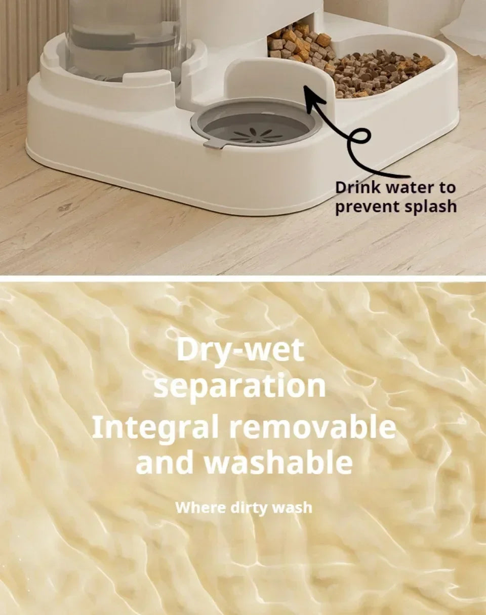 Automatic Pet Feeder and Water Dispenser 2in1