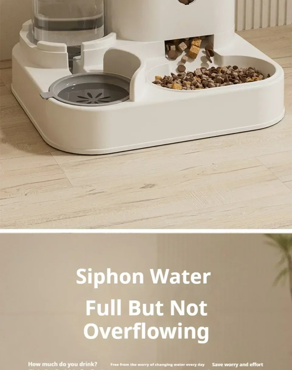 Automatic Pet Feeder and Water Dispenser 2in1