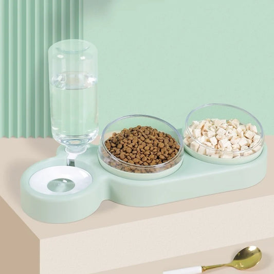 Cat Bowl Pet Feeder Anti-Tip